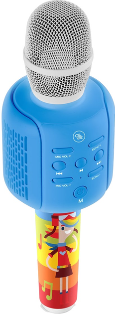 Мікрофон для караоке GoGen Decko Microphone Blue (GOG-DECKOMIKROFONB) - зображення 3