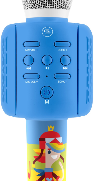 Мікрофон для караоке GoGen Decko Microphone Blue (GOG-DECKOMIKROFONB) - зображення 4