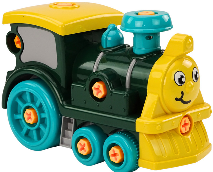 Поїзд для складання LEAN Toys Зелений (5905991018810) - зображення 3