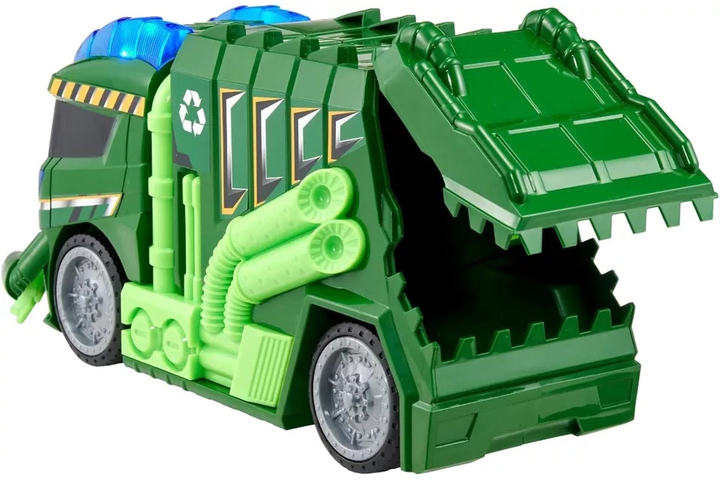 Śmieciarka Dumel Discovery HT75751 Nocny Patrol Zielona (5050841757514) - obraz 3