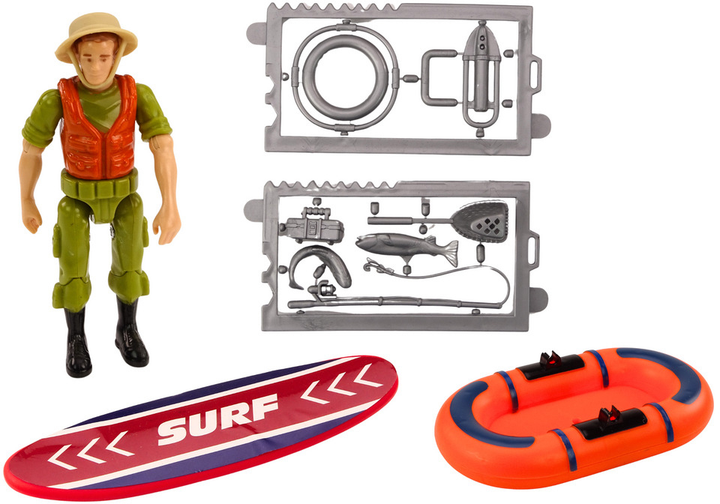 Samochód terenowy surfera LEAN Toys z akcesoriami i figurką (5905991020462) - obraz 4