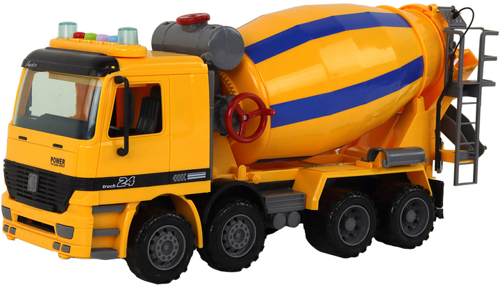 Бетономішалка LEAN Toys зі світлом і звуком Помаранчева (5905991002307) - зображення 3