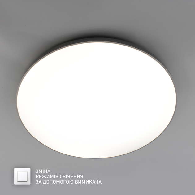 Керована світлодіодна люстра ESLLSE MOON 70W R 450×65мм Біла - зображення 7