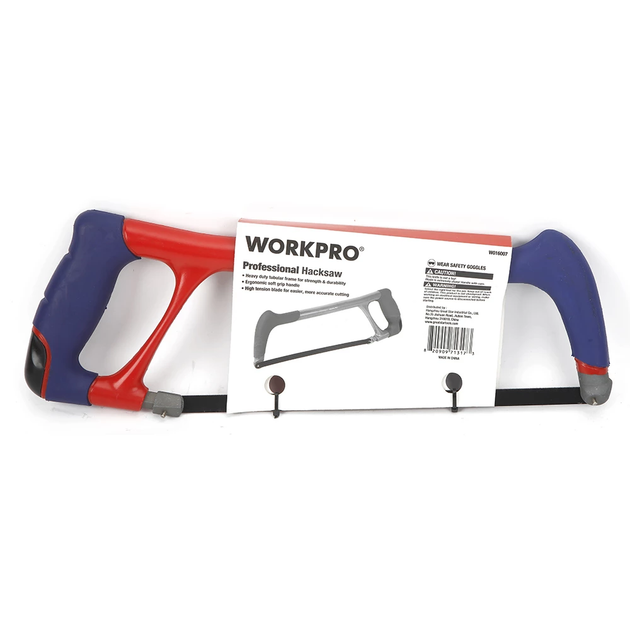 Ножовка по металлу WORKPRO 300 мм, профессиональная PRO W016007 - Фото 3 Ножовка по металлу WORKPRO 300 мм, профессиональная PRO W016007 - изображение 3