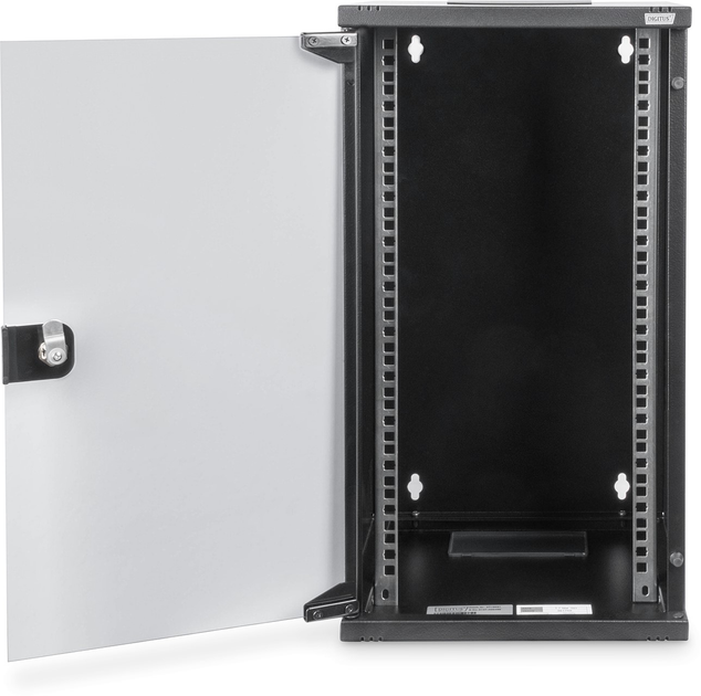 Szafa wisząca serwerowa Digitus Wall Mounting Cabinet 10" 12U 312x300 RAL 9005 (DN-10-12U-B) - obraz 3