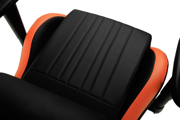 Геймерское кресло GT RACER X-2534-F BLACK/ORANGE - изображение 4