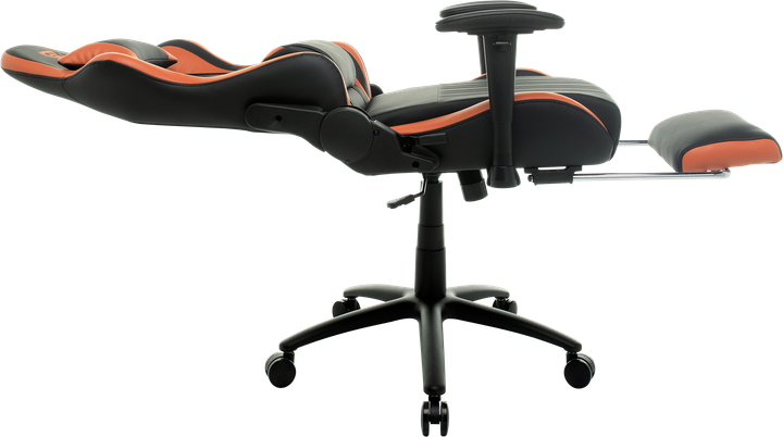 Геймерское кресло GT RACER X-2534-F BLACK/ORANGE - изображение 7