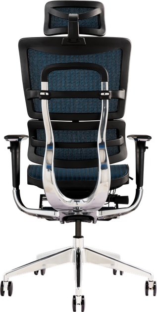 Офисное эргономичное кресло GT Racer X-801L Blue (W-85) - Фото 4 Офисное эргономичное кресло GT Racer X-801L Blue (W-85) - изображение 4