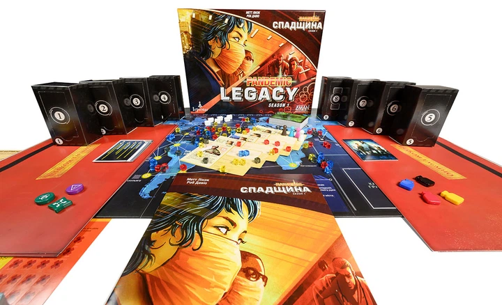 Настольная игра Пандемия Наследие: Сезон 1 (Красная коробка) укр. - Фото 5 Настольная игра Пандемия Наследие: Сезон 1 (Красная коробка) укр. - изображение 5
