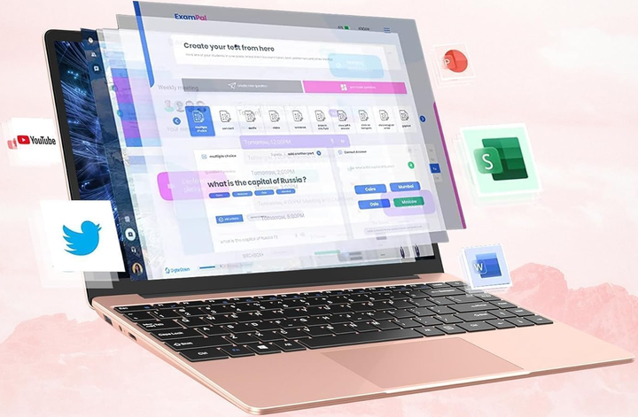 Ноутбук 14" NOTODD N500 Intel Celeron N4020 RAM 6GB SSD 256GB Win11 Металлический корпус (UKR) - изображение 2