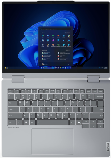 Ноутбук 14" Lenovo ThinkBook 14 G4 IML Intel Core Ultra 5 125U RAM 8GB SSD 256GB 11час батарея Win11 (UKR) - изображение 8
