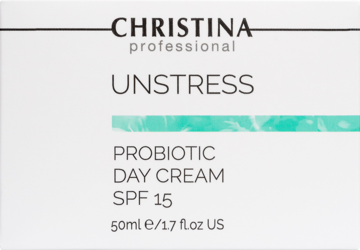 Krem na dzień Christina Unstress ProBiotic łagodzący o działaniu probiotycznym SPF 15 50 ml (7290100366370) - obraz 1