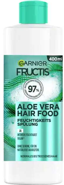 Odżywka do włosów Garnier Fructis Aloe Vera Hair Food 400 ml (3600542398022) - obraz 1