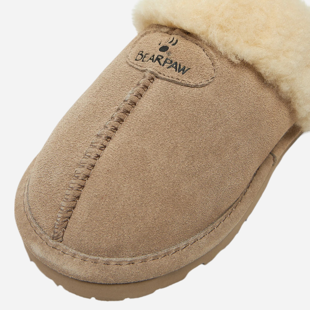 Жіночі домашні капці з закритим носком утеплені Bearpaw Loki Ii 671W-500 38 (5UK/7US) 24 см Сірі (889918964327) - зображення 5