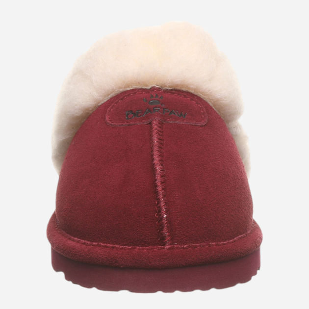 Жіночі домашні капці з закритим носком утеплені Bearpaw Loki Ii 671W-699 40 (7UK/9US) 26 см Бордові (889918964525) - зображення 4