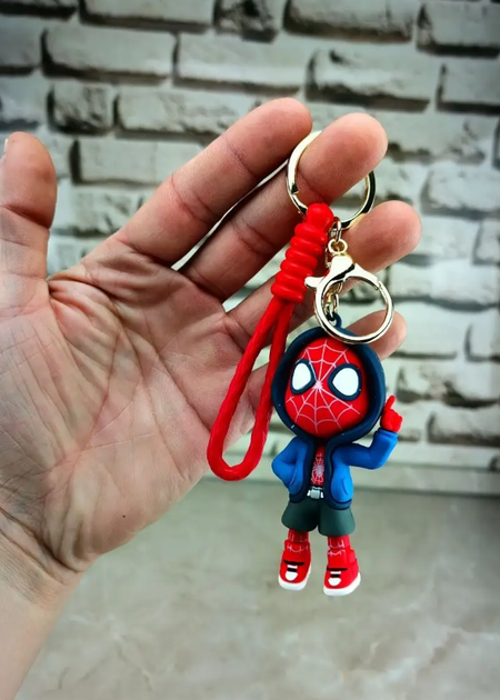Брелок игрушка Человек Паук Spider-man на ключи рюкзак сумку пенал фигурка Спайдермен (SVS) - изображение 3