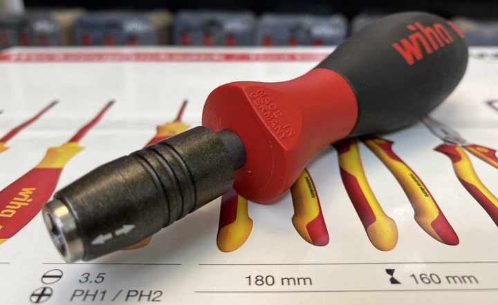 Тримач бітів з ручкою швидкозмінний тримач 1/4" Wiha 40331 - зображення 3