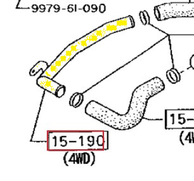 R264-15-190B Mazda Патрубок из нержавеющей стали - изображение 2