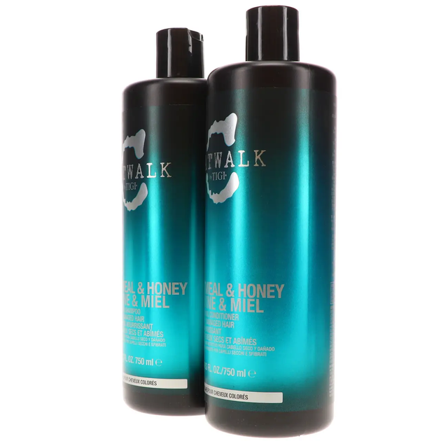 Zestaw do pielęgnacji włosów Tigi Catwalk Szampon Oatmeal & Honey 750 ml + Odżywka Oatmeal & Honey 750 ml (615908950779) - obraz 4