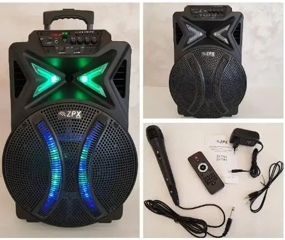 Портавтивна Bluetooth колонка ZPX ZX-7783 BT 150Вт мікрофон пульт