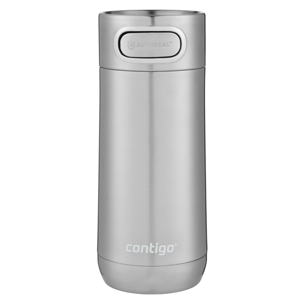 Термокухоль Contigo Luxe Autoseal 360 мл Stainless Steel 2104367 (06800377) - Фото 1 Термокухоль Contigo Luxe Autoseal 360 мл Stainless Steel 2104367 (06800377) - зображення 1