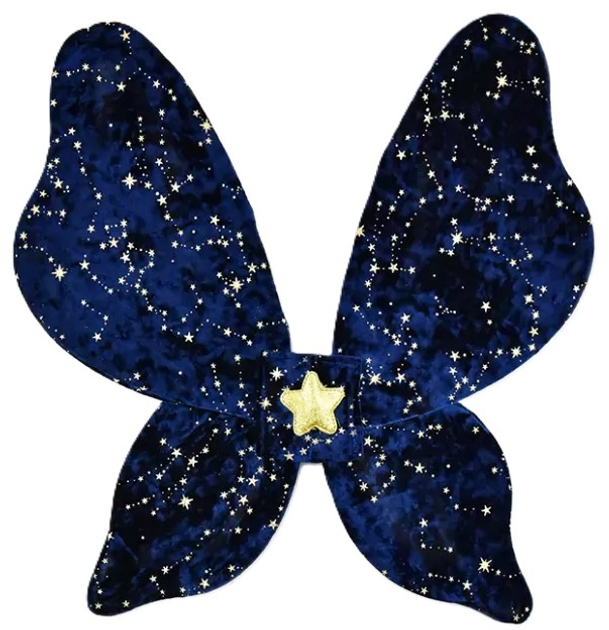 Костюм крил для дітей Den Goda Fen Wings Velvet 50 см Night Sky (7300009035557) - зображення 1