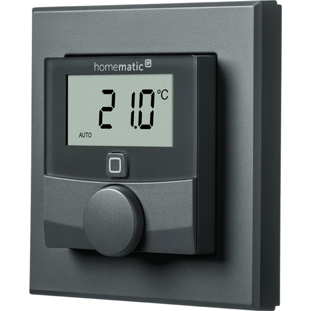 Termostat ścienny Homematic IP Smart Home HmIP-WTH-A Black (4047976598205) - obraz 3