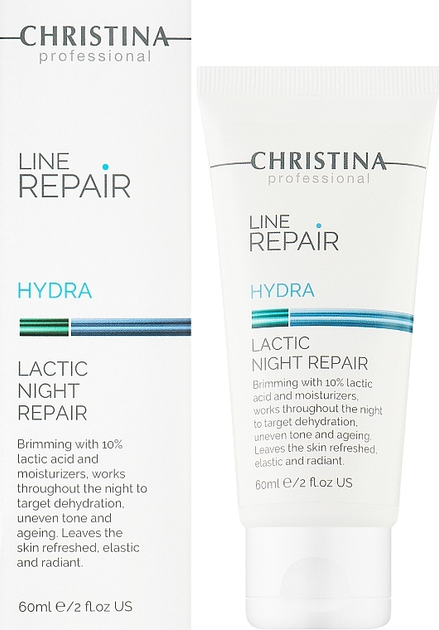 Крем для обличчя Christina Line Repair Hydra Lactic Night Repair відновлюючий 60 мл (7290100369340) - зображення 2