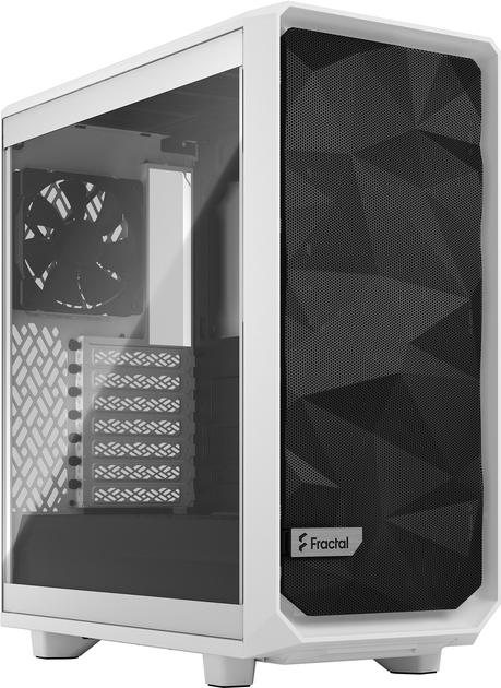 Корпус Fractal Design Meshify 2 Compact Clear Tempered Glass White (FD-C-MES2C-05) - изображение 1