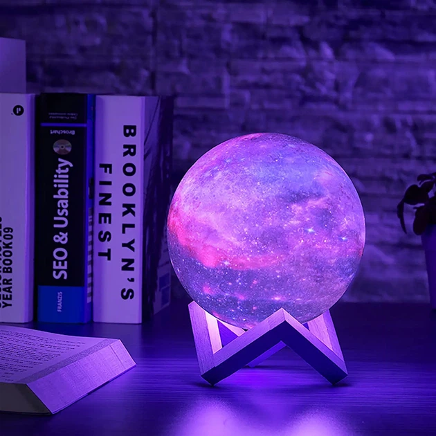 Настольный LED Ночник Arnolux 409-12-GL Звездное Небо 12см 3D RGB с пультом д/у - изображение 5
