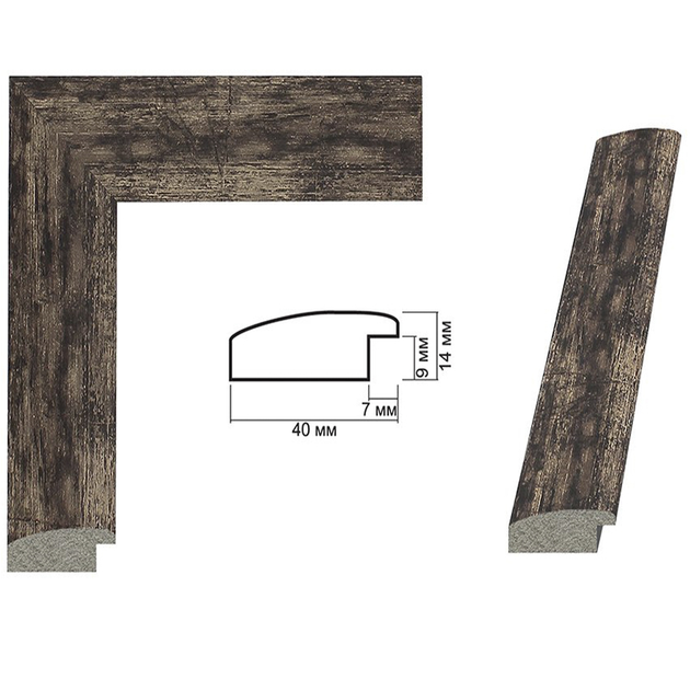 Дзеркало підлогове Mirror Trade 160x45 см у пластиковій рамі Лофт (ROZ6400091257) - зображення 3