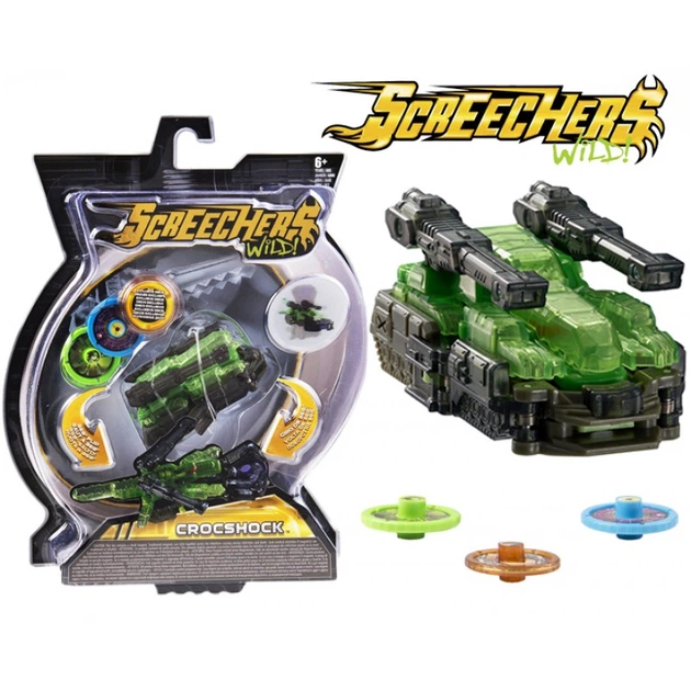 おもちゃん Машинка-трансформер Screechers Wild Crocshock L2 Дикий скричер