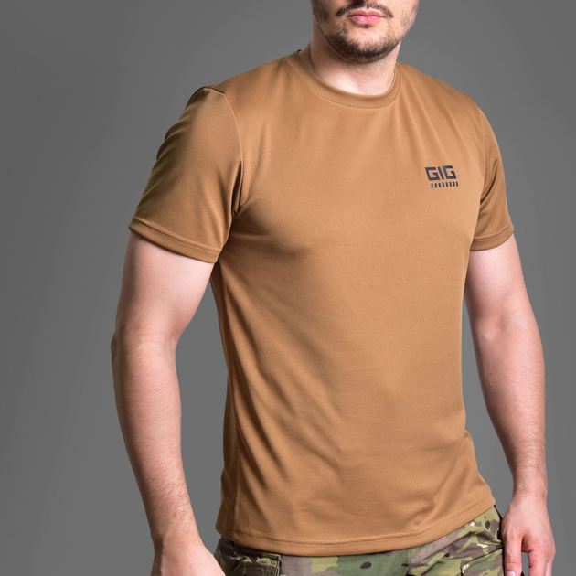 Футболка Coolmax GigMilitary Tactical air Tee Coyot M - зображення 1