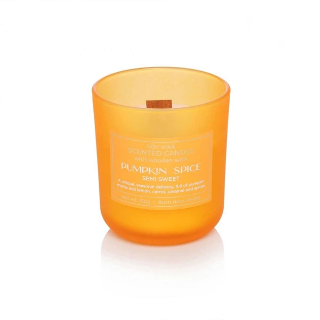 Свічка ароматизована Bartek Pumpkin Spice "SEMI SWEET" 150 g. - зображення 2