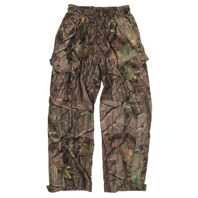 Штани Mil-Tec мембрана soft shell камуфляж ліс Wild Trees Hunting 2XL - зображення 1