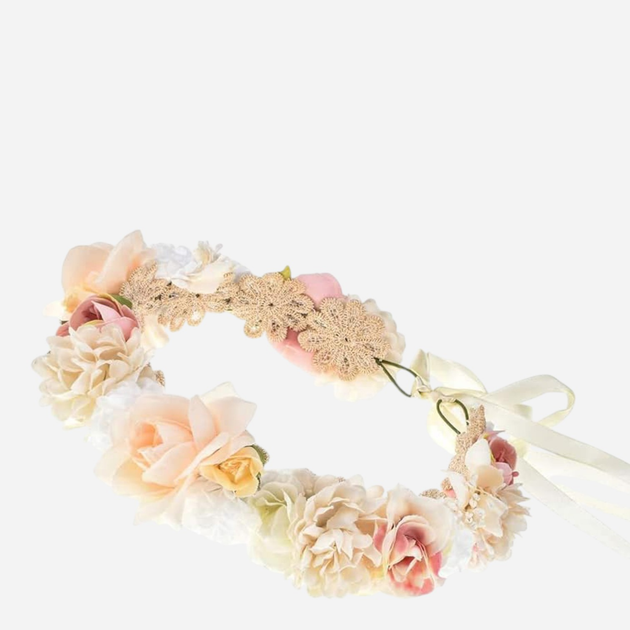 Opaska na głowę Inca Cinta Con Flor De Tela y Corona 1 szt (8435142442333) - obraz 4
