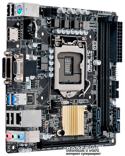 Материнская плата Asus H110I-PLUS (s1151, Intel H110, PCI-Ex16