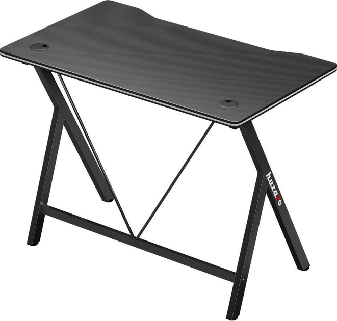 Biurko gamingowe Huzaro Hero 1.4 Czarne (5903796013771) - obraz 4