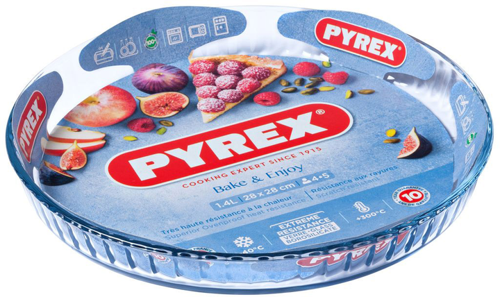 Forma do pieczenia Pyrex przezroczysta 25 cm (3137610000759) - obraz 2