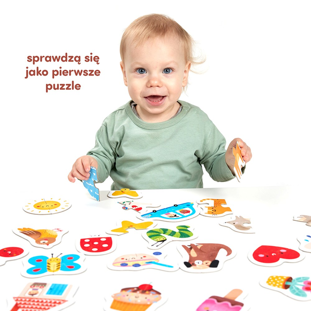 Puzzle CzuCzu Moje pierwsze puzzle Do pary 19 w 1 38 elementów (5902983492917) - obraz 3