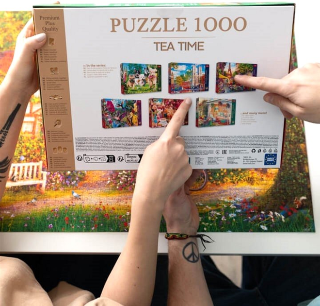 Puzzle Trefl Tea time Dworzec kolejowy Premium Plus Quality 1000 elementów (5900511108101) - obraz 4