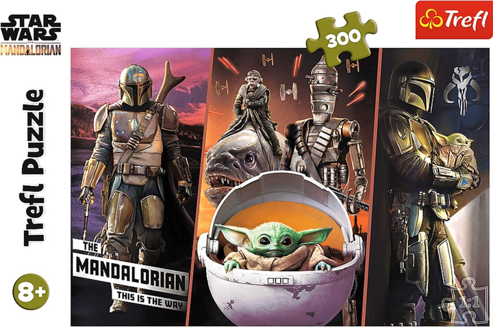 Puzzle Trefl Star Wars The Mandalorian Tajemniczy Baby Yoda 300 elementów (5900511230024) - obraz 3