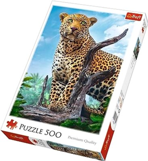 Puzzle Trefl Dziki lampart Premium Quality 500 elementów (5900511373325) - obraz 1