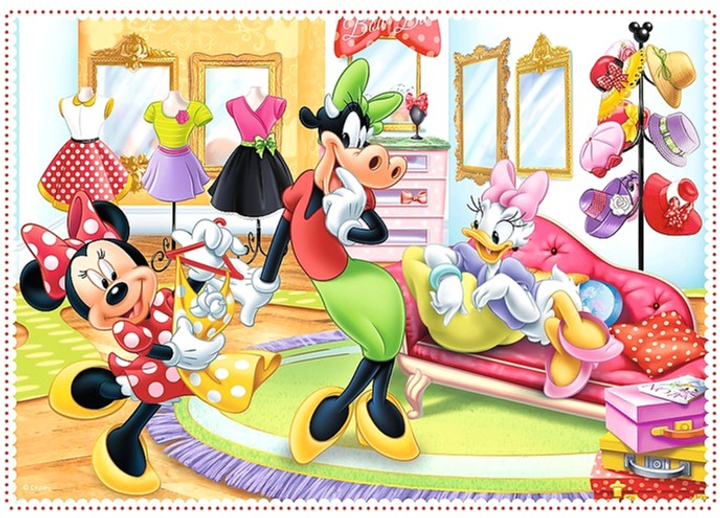 Пазли Trefl Disney Міні Маус Міні з друзями 4 в 1 71 елемент (5900511343557) - зображення 4