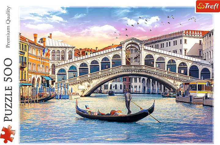 Puzzle Trefl Most Rialto Wenecja Premium Quality 500 elementów (5900511373981) - obraz 3