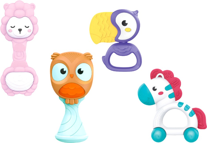 Набір брязкальце LEAN Toys Тварини 8 шт (5905991013976) - зображення 3