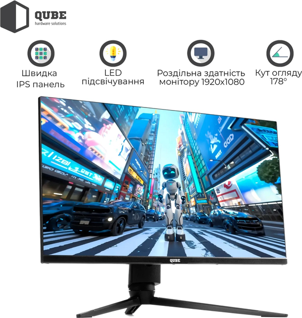 Монитор Qube Overlord G25F360H - изображение 5