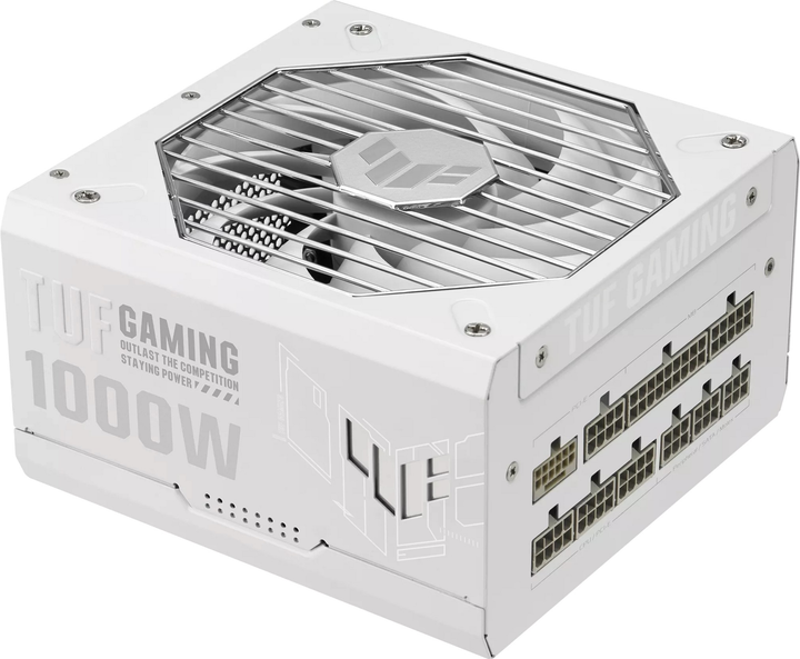 Блок питания Asus TUF-GAMING-1000G-WHITE PCIE5 1000W Gold (90YE00S5-B0NA00) - изображение 1