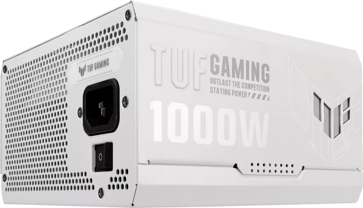 Блок питания Asus TUF-GAMING-1000G-WHITE PCIE5 1000W Gold (90YE00S5-B0NA00) - изображение 4
