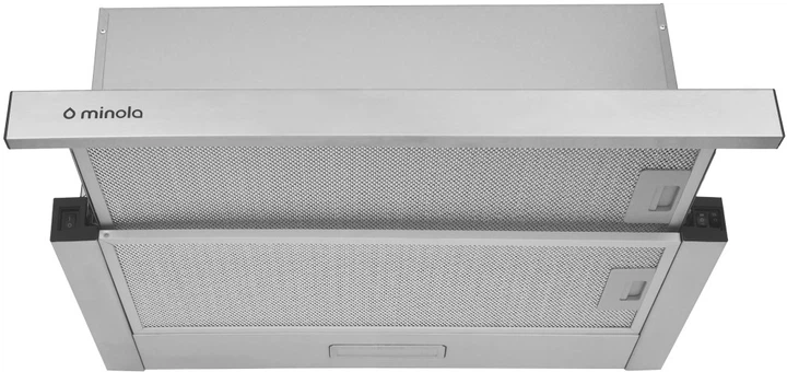 Витяжка телескопічна Minola HTL 5714 I 1100 LED (1100 м3/рік, 3 швидк., кнопкове кер.) 249467 - Фото 1 Витяжка телескопічна Minola HTL 5714 I 1100 LED (1100 м3/рік, 3 швидк., кнопкове кер.) 249467 - зображення 1